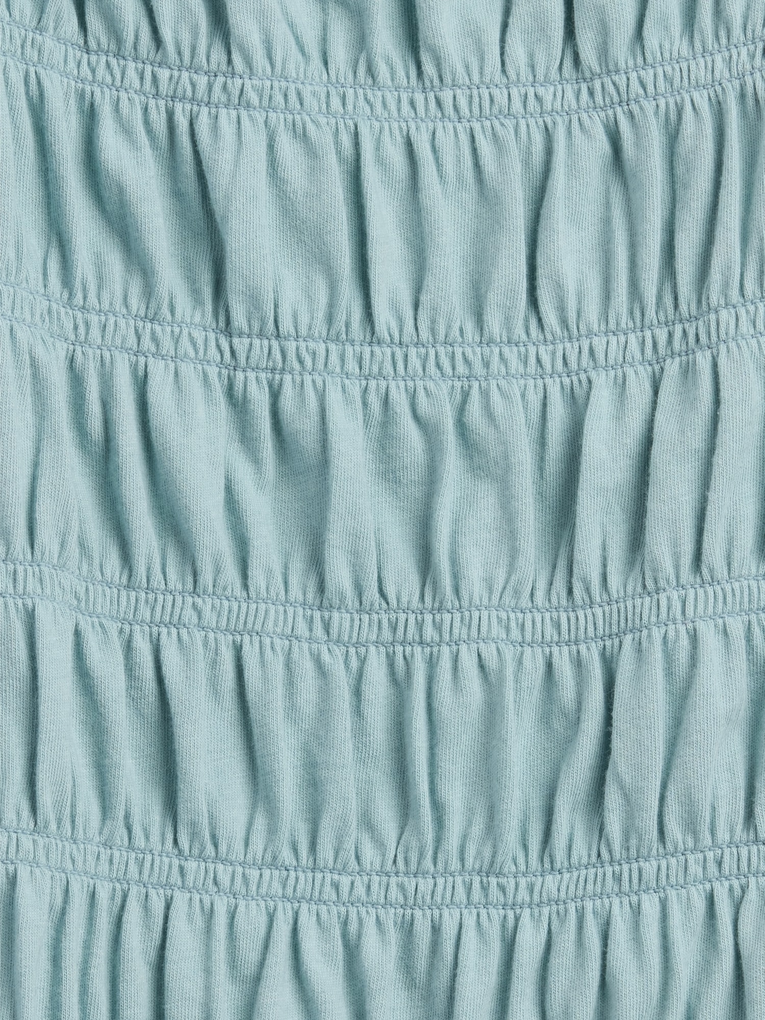 Kids Smocked Square-Neck Top