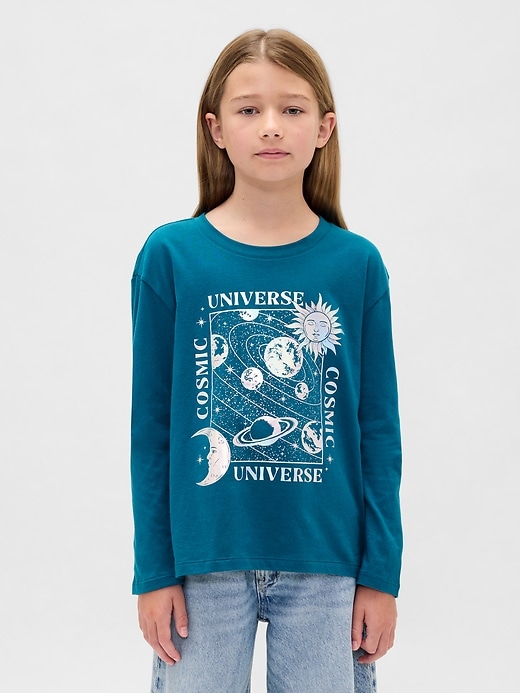 Image number 1 showing, Kids Relaxed Graphic T-Shirt