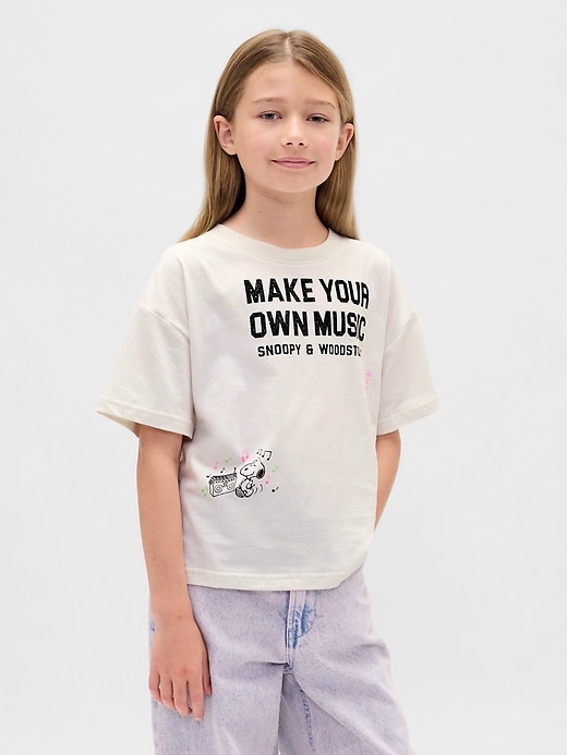 Image number 1 showing, Kids Oversized Graphic T-Shirt