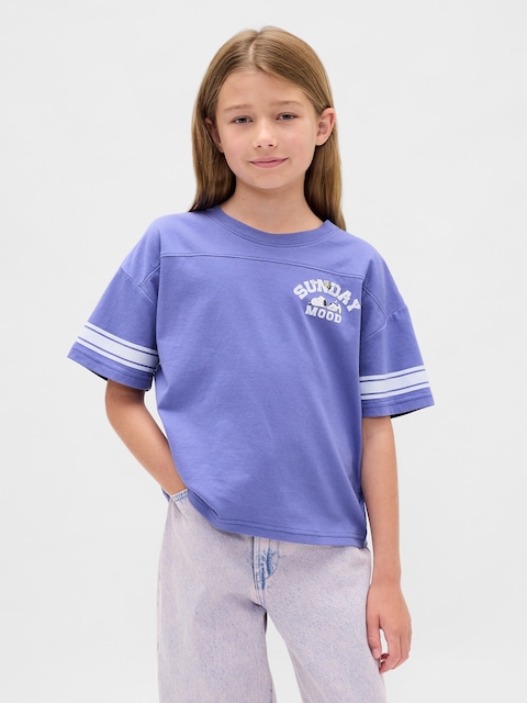 T-SHIRT SURDIMENSIONNÉ À IMPRIMÉ POUR ENFANT