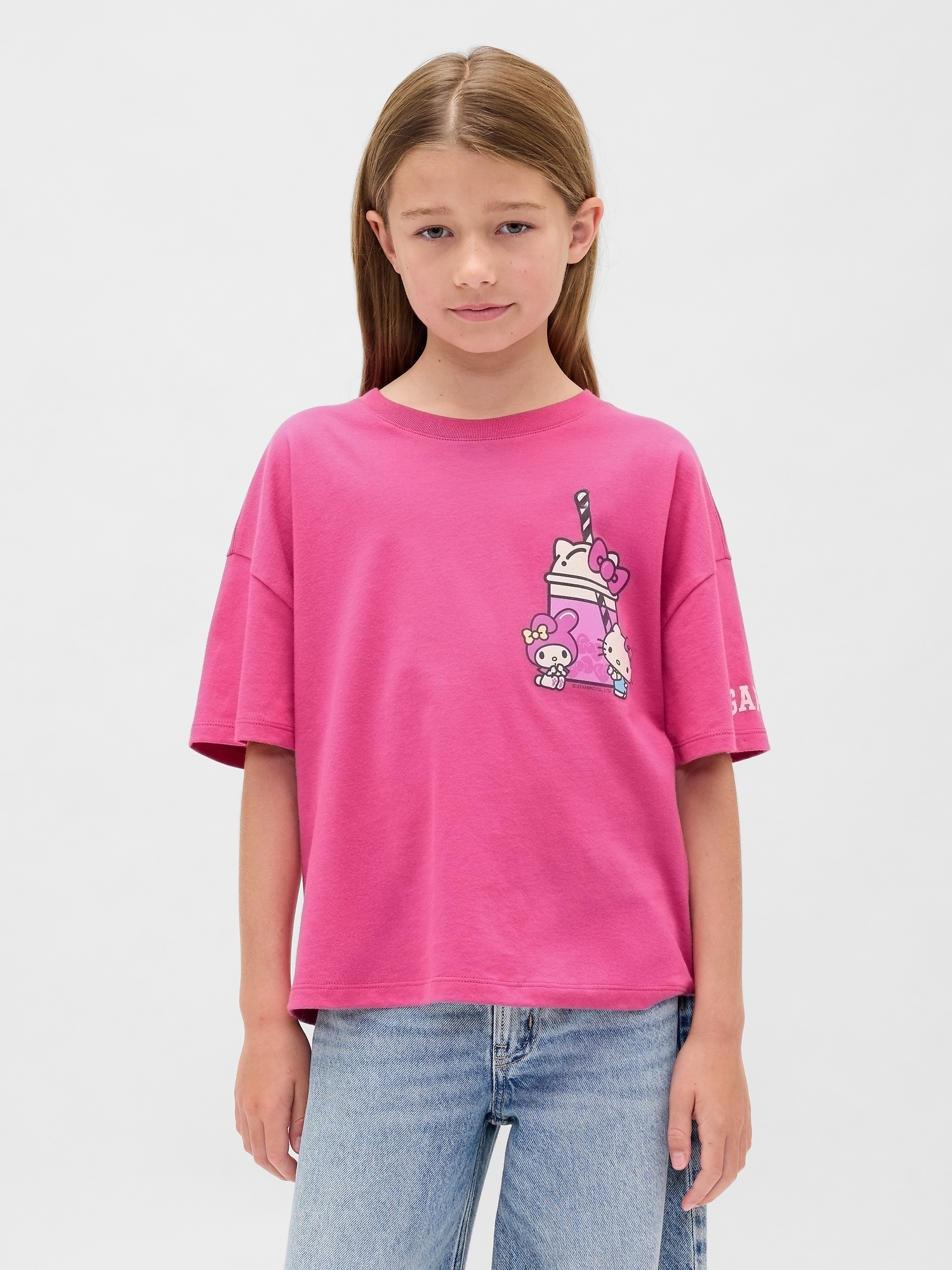 Kids Oversized Graphic T-Shirt