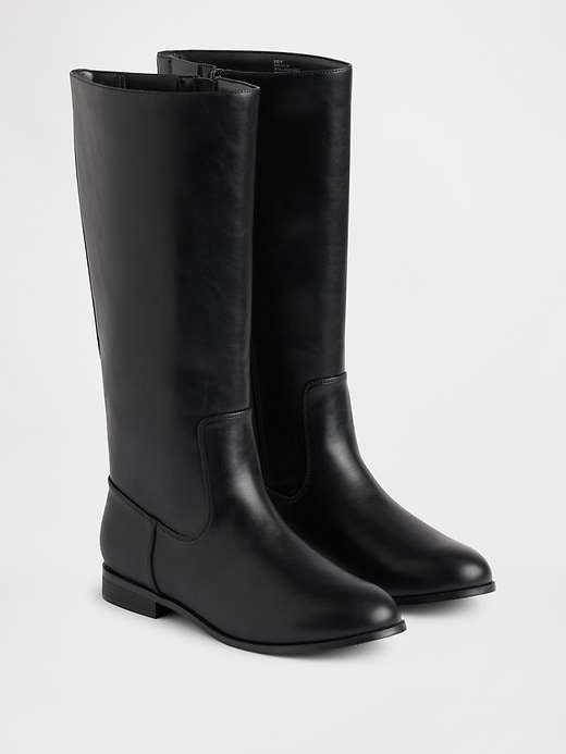 Image number 2 showing, Vegan Leather Riding Boots
