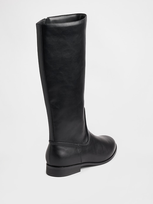 Image number 4 showing, Vegan Leather Riding Boots