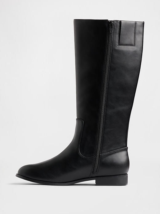 Image number 5 showing, Vegan Leather Riding Boots