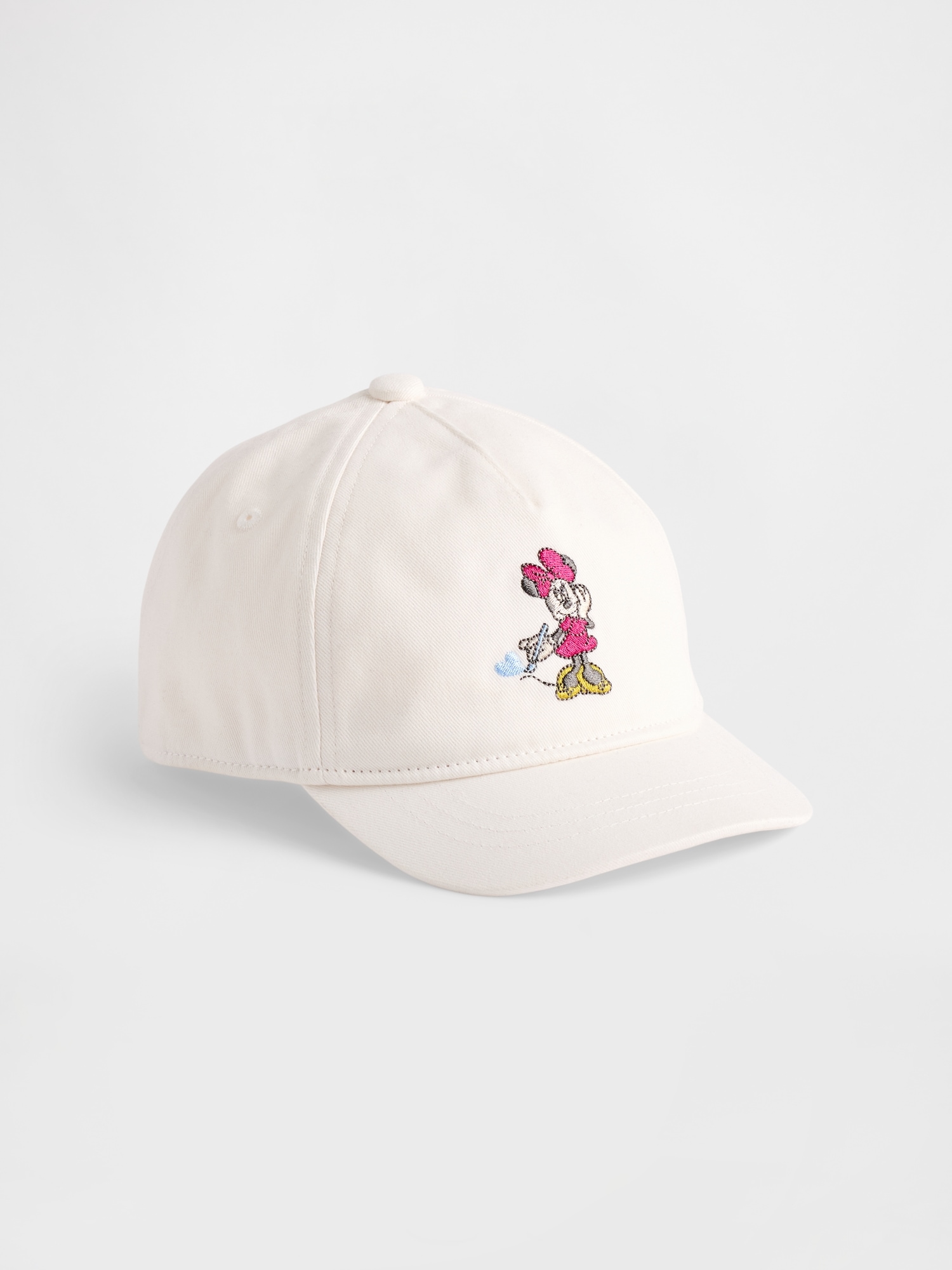 Gap × Disney Toddler Organic Cotton Baseball Hat - Ivory Frost