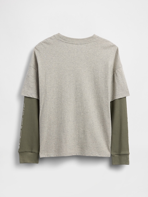 Image number 2 showing, Kids 2-in-1 Graphic Logo T-Shirt