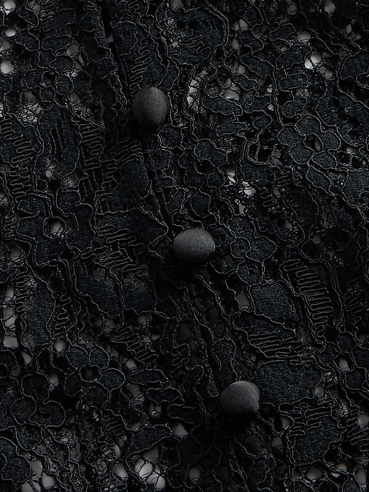 Image number 5 showing, Lace Button-Front Top
