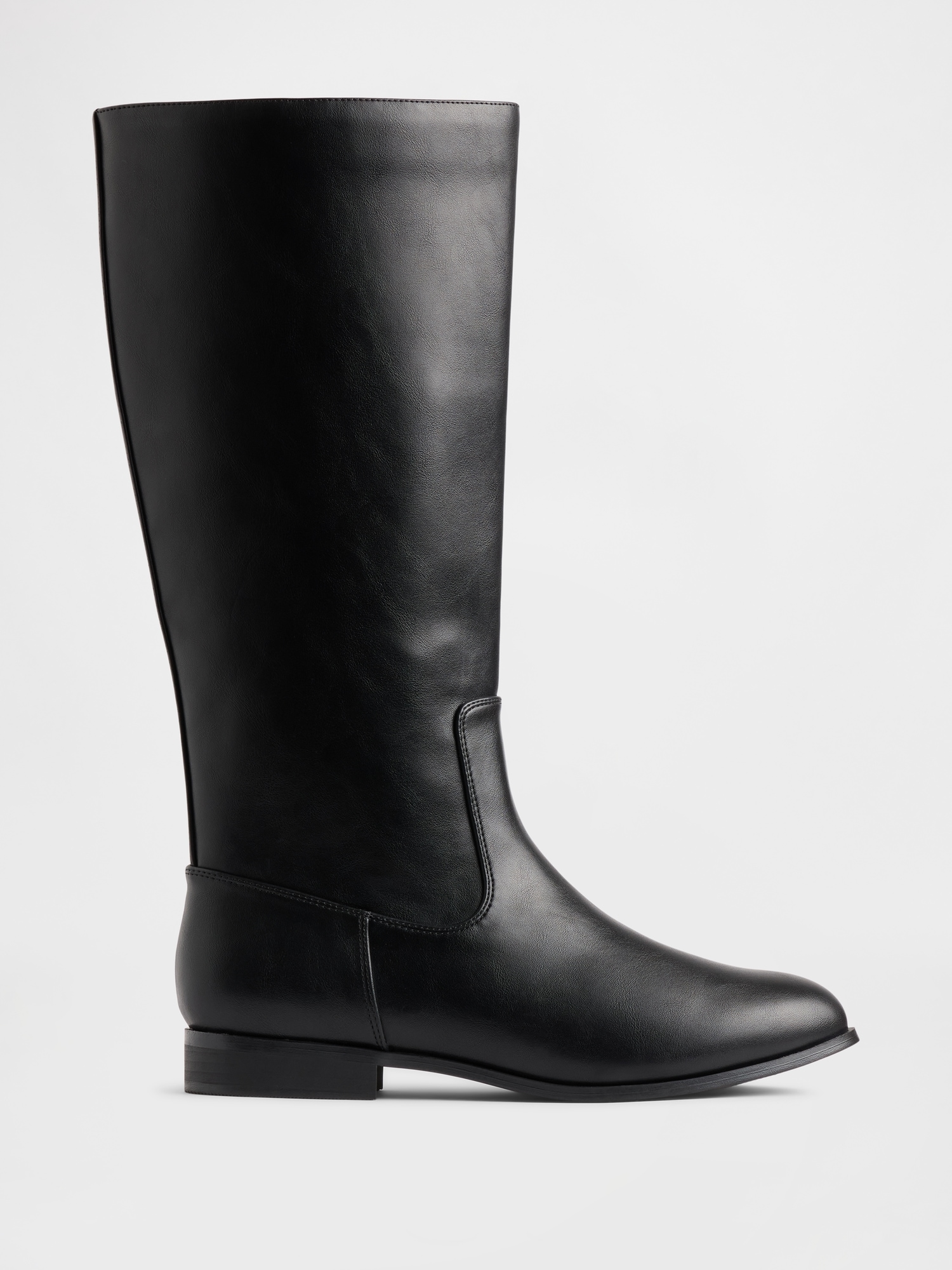Vegan Leather Riding Boots