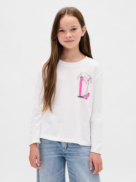 Image number 1 showing, Kids Relaxed Graphic T-Shirt