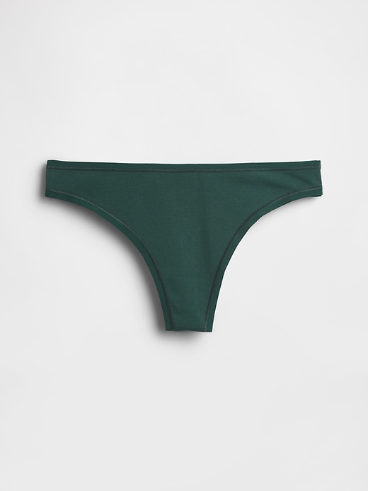 Image number 3 showing, Organic Stretch Cotton Thong
