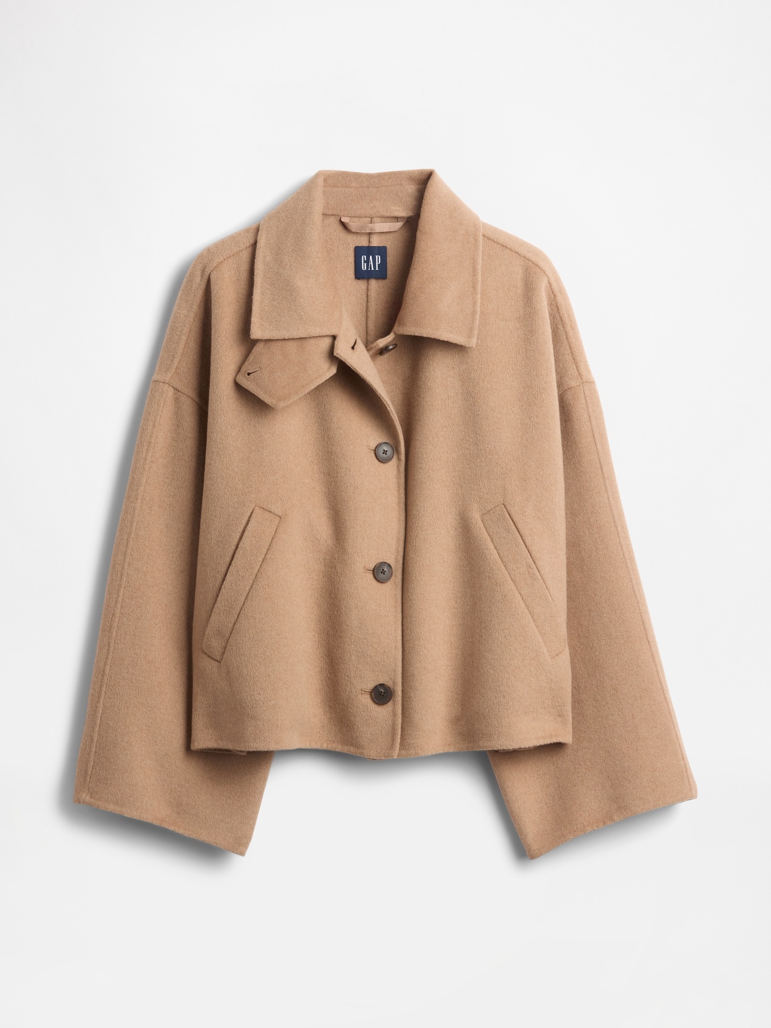 Veste Femme En Laine GAP - Bleu Foncé - Taille XS - Occasion Très Bon état