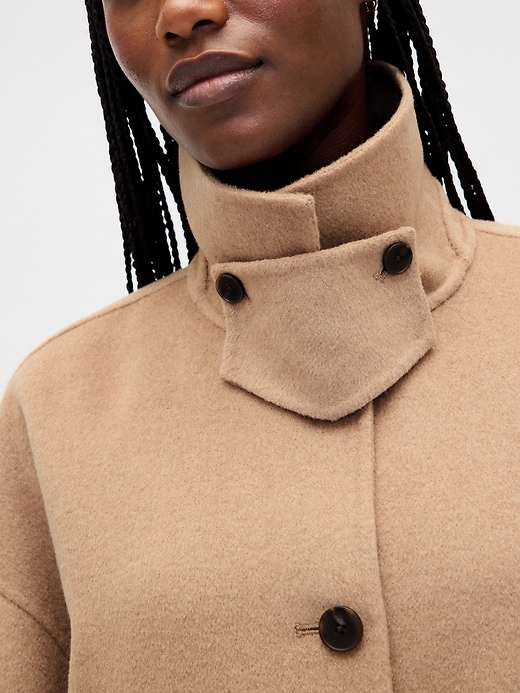 Image number 4 showing, Wool-Blend Swing Jacket