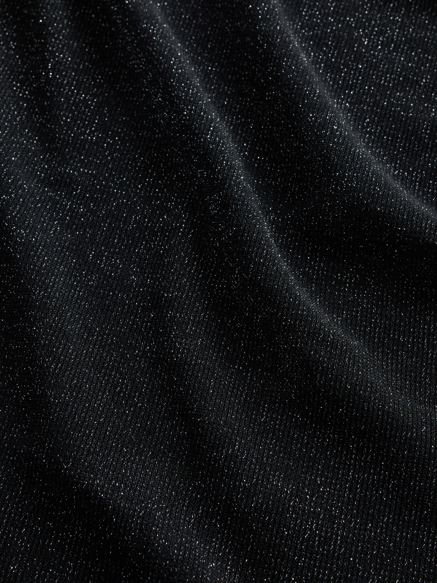 Sheer Metallic Mesh Top