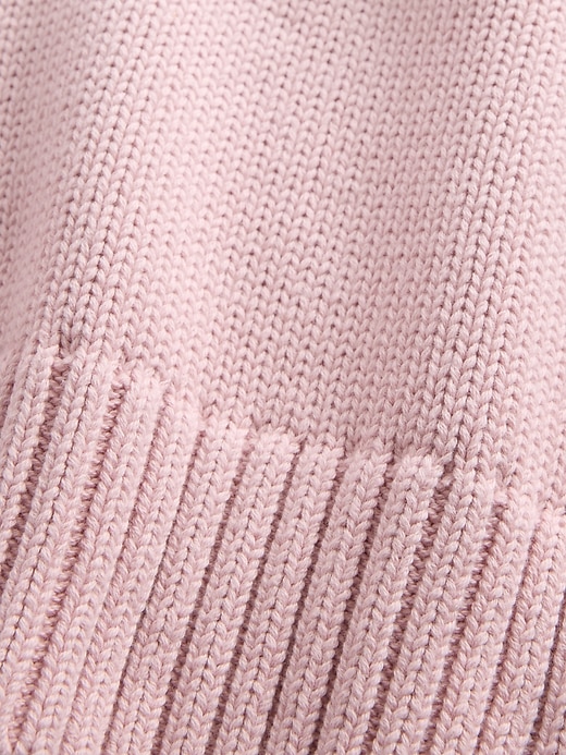 Image number 4 showing, 100% Cotton Oversized Mockneck Sweater