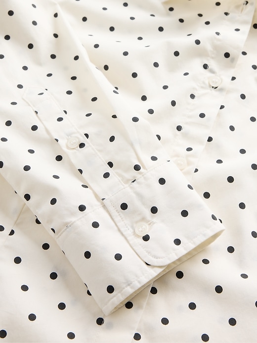 Image number 4 showing, Organic Cotton Fitted Crop Shirt