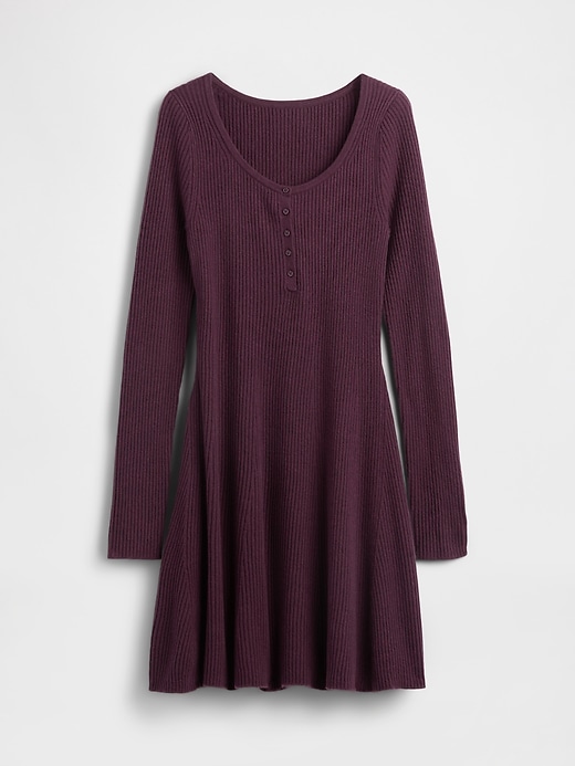 Image number 5 showing, CashSoft Rib Mini Sweater Dress