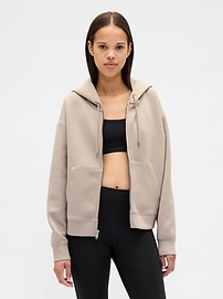 Image number 1 showing, GapFit Oversized Zip Hoodie