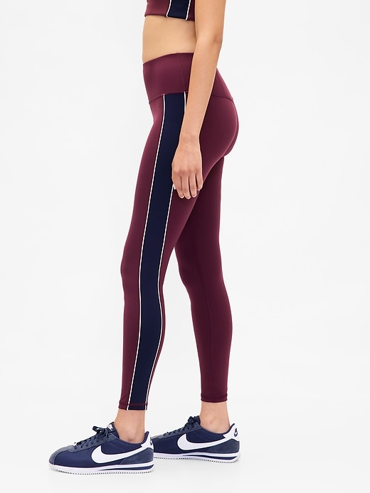 Image number 3 showing, GapFit High Rise Power Full Length Stripe Leggings