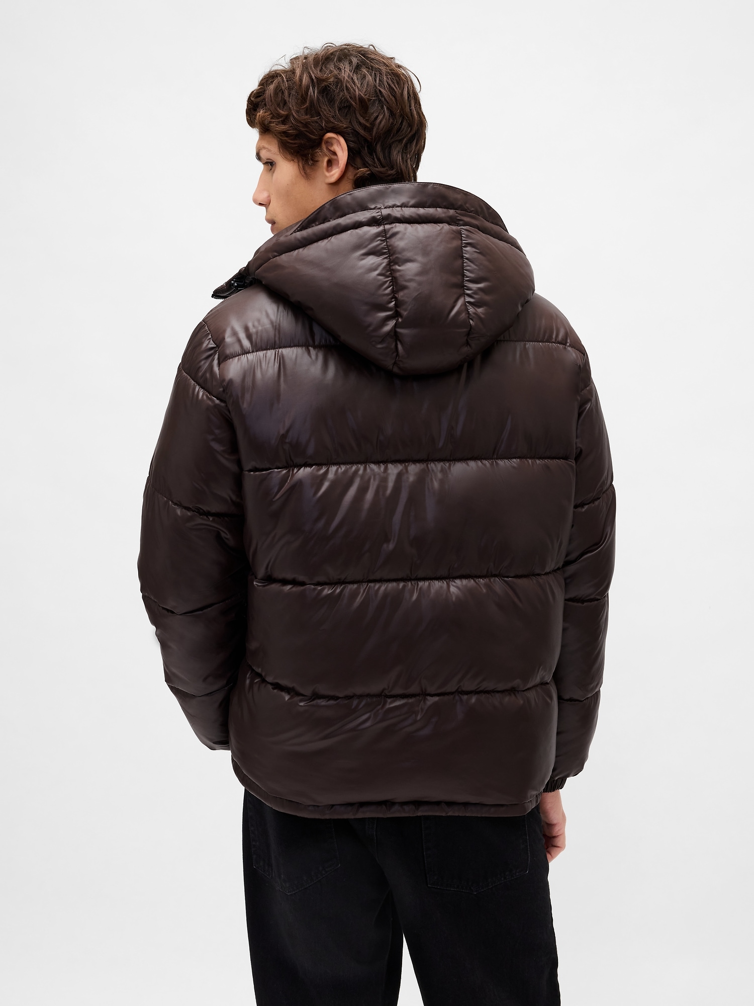 Recycled Heavyweight Puffer Jacket | Gap