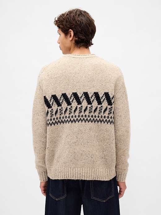 Image number 3 showing, Wool-Blend Roll-Neck Sweater