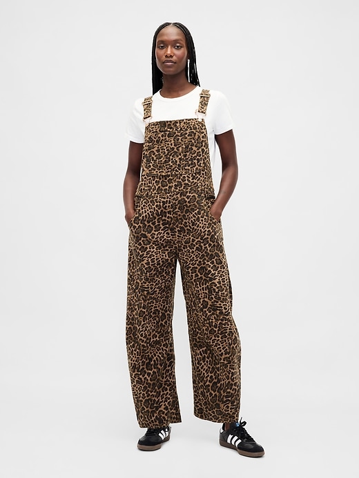 Image number 1 showing, UltraSoft Denim Horseshoe Overalls