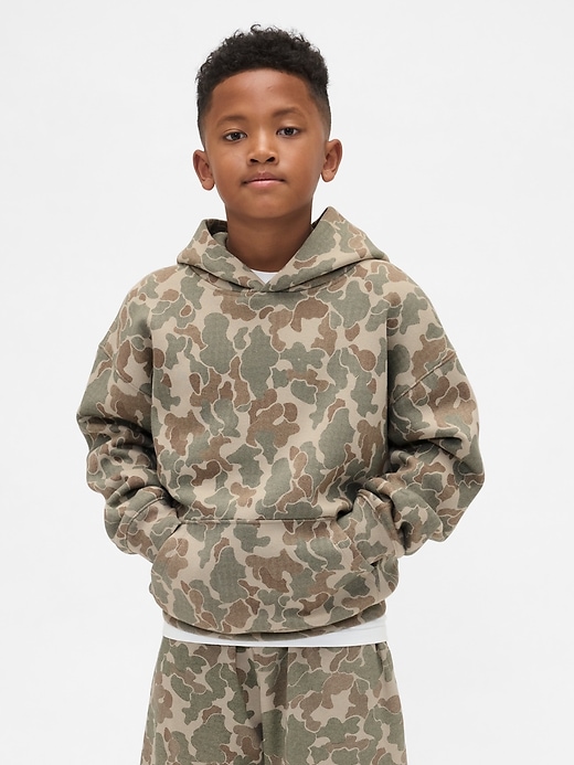 Image number 1 showing, Kids VintageSoft Relaxed Camo Hoodie