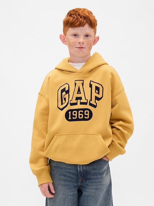 Image number 1 showing, Kids VintageSoft Logo Hoodie