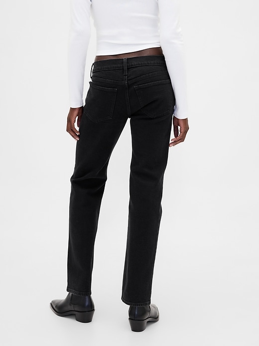 Image number 4 showing, Low Rise '90s Slim Straight Jeans
