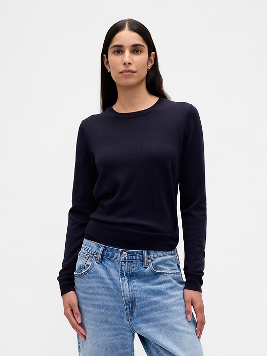 Image number 1 showing, 100% Merino Wool Crewneck Sweater