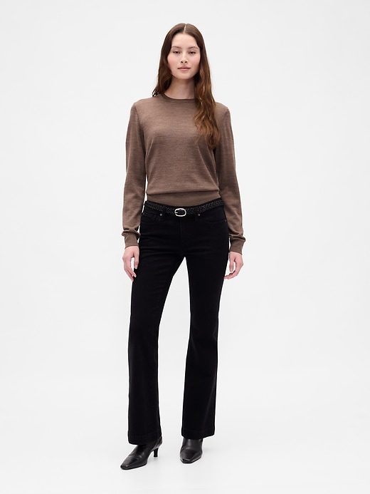 Image number 2 showing, 100% Merino Wool Crewneck Sweater