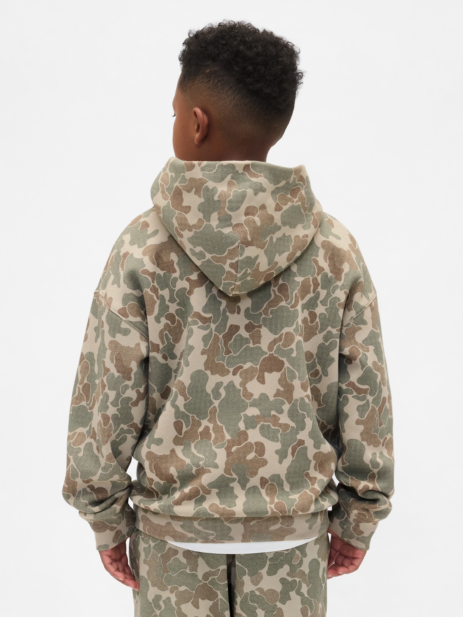 Kids VintageSoft Relaxed Camo Hoodie | Gap