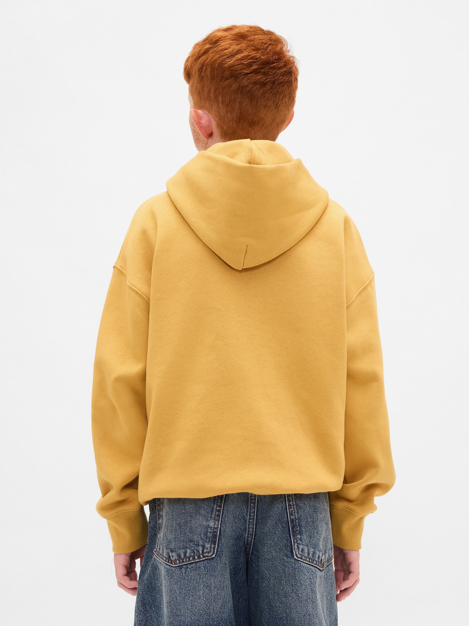 Logo Hoodie FUSION Yellow＆Denim XL Kids VintageSoft Logo Hoodie | Gap
