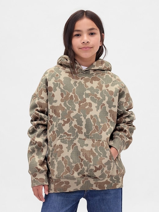 Image number 2 showing, Kids VintageSoft Relaxed Camo Hoodie