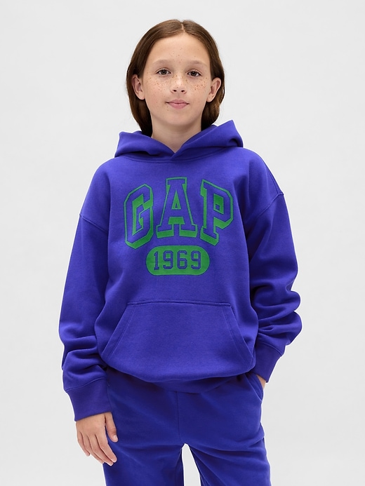 Image number 2 showing, Kids VintageSoft Logo Hoodie