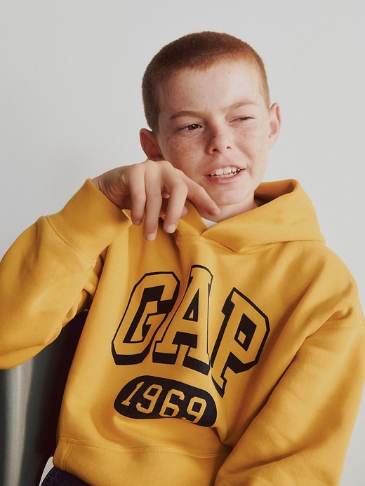 Image number 7 showing, Kids VintageSoft Logo Hoodie