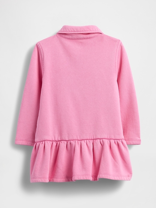 Image number 3 showing, Baby & Toddler Half-Zip Pullover Sweatshirt Dress