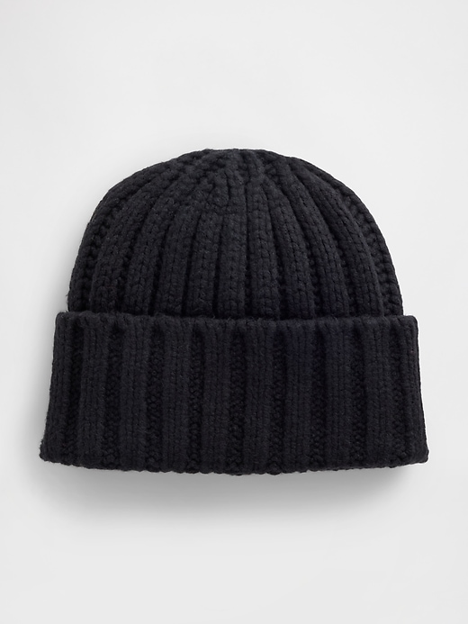 Image number 1 showing, CashSoft Wide Rib Beanie