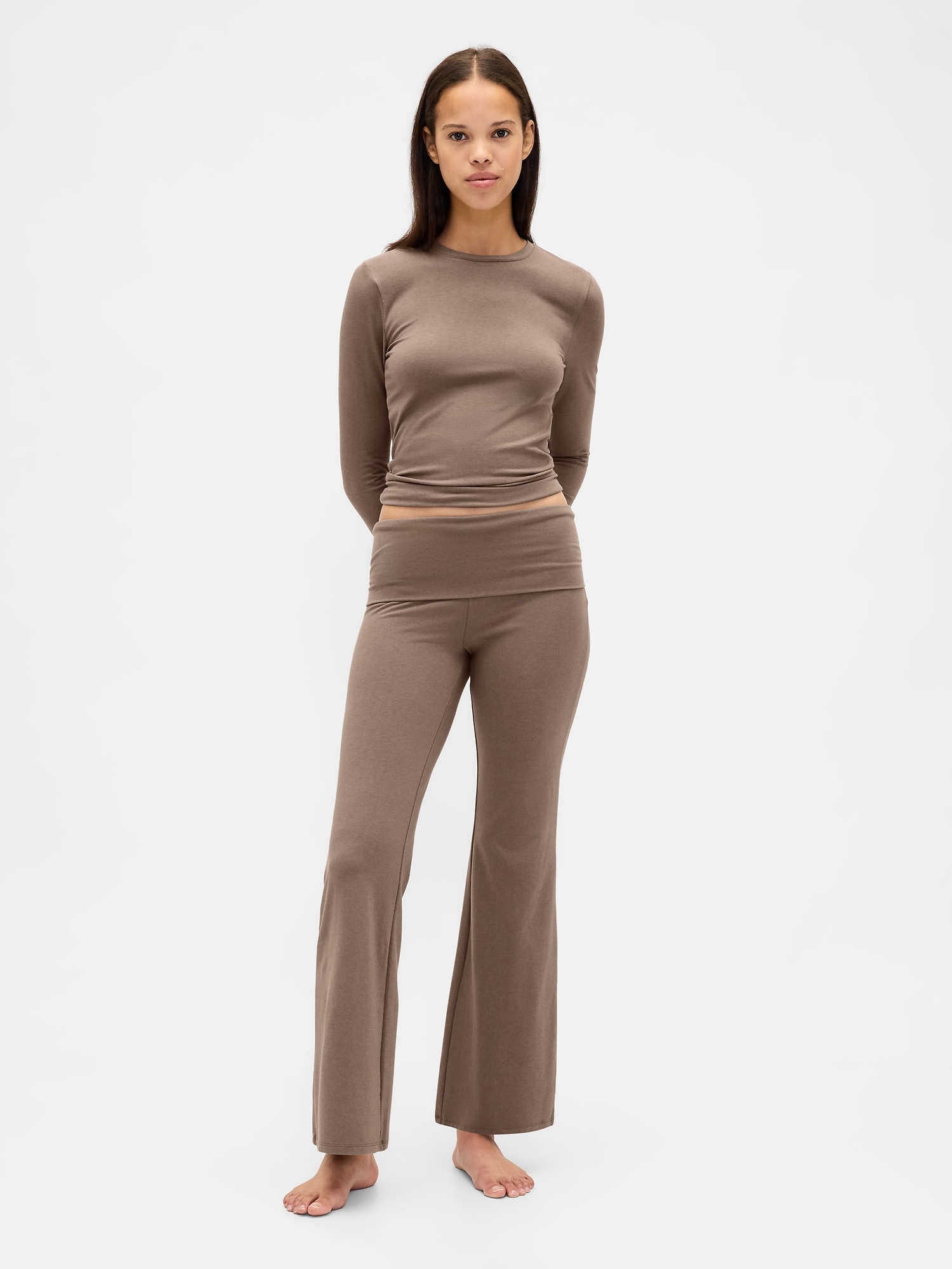 Modern Foldover PJ Leggings