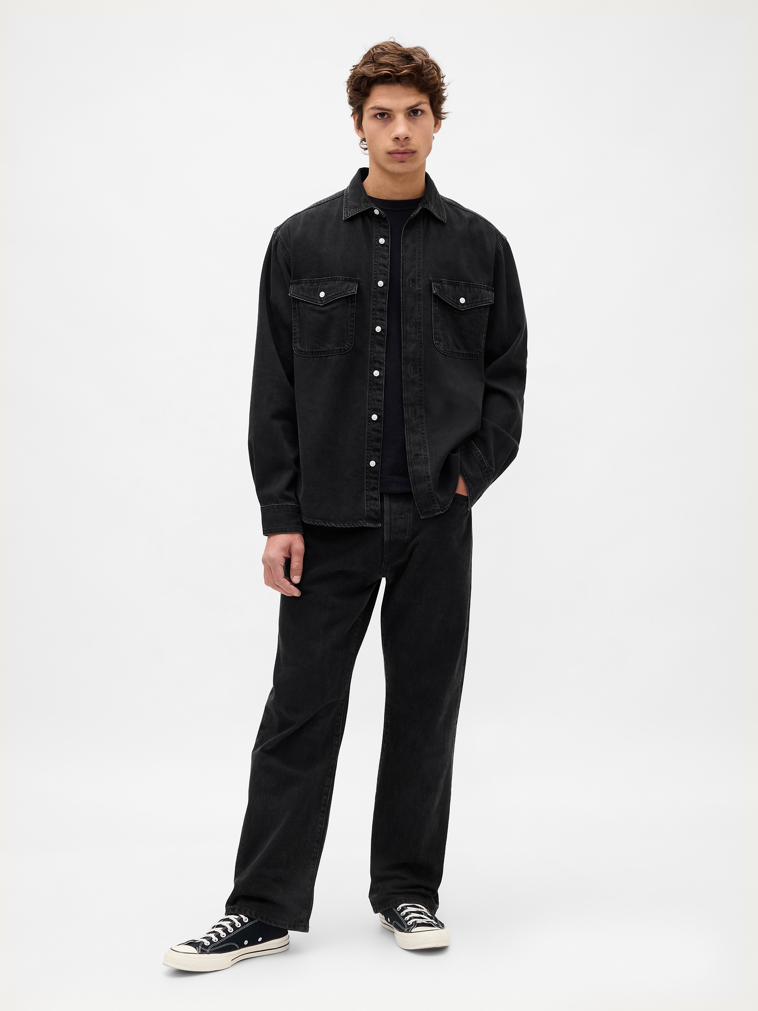 '90s Loose Jeans - Black Wash