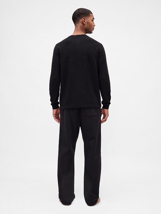 Image number 3 showing, Rib Henley PJ Shirt