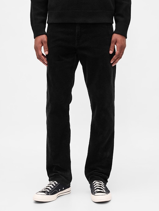 Image number 2 showing, Corduroy Relaxed Straight Pants