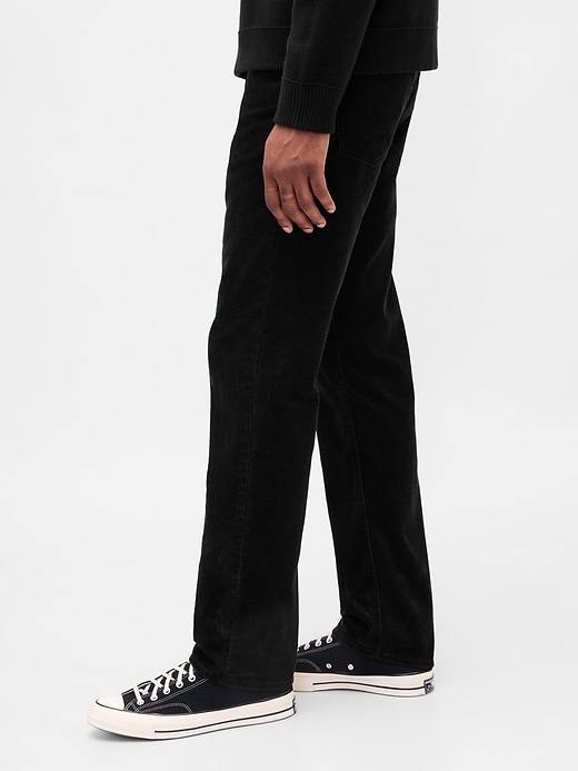 Image number 3 showing, Corduroy Relaxed Straight Pants
