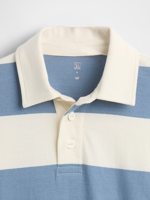 Image number 5 showing, Kids Rugby Stripe Polo Shirt