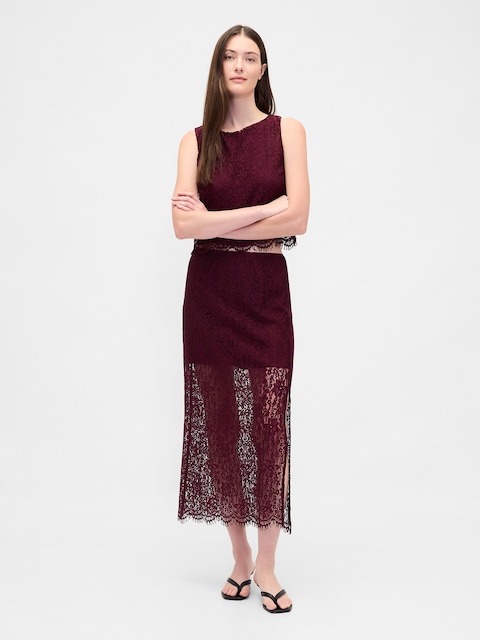 Lace Maxi Skirt