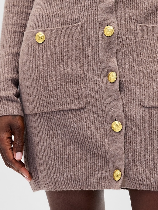 Image number 3 showing, CashSoft Rib Pocket Mini Sweater Dress