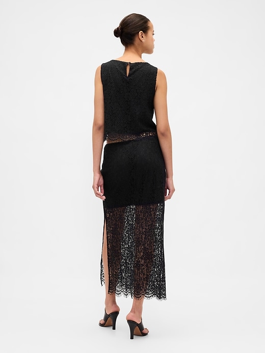 Image number 2 showing, Lace Maxi Skirt