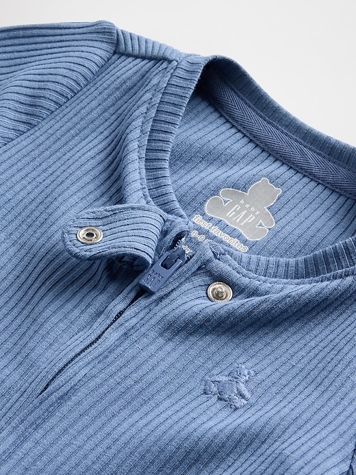 Image number 4 showing, Baby First Favorites TinyRib Footed One-Piece