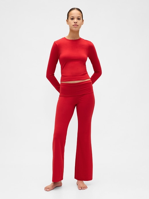 Image number 1 showing, Modern Foldover PJ Leggings