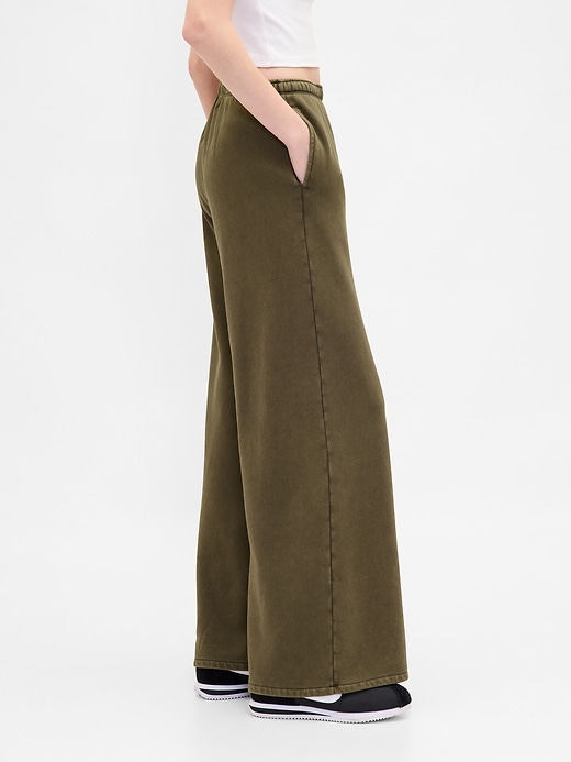 Image number 3 showing, VintageSoft Baggy Wide-Leg Sweatpants