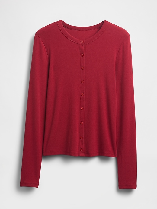 Image number 5 showing, Modern Crewneck Cardigan